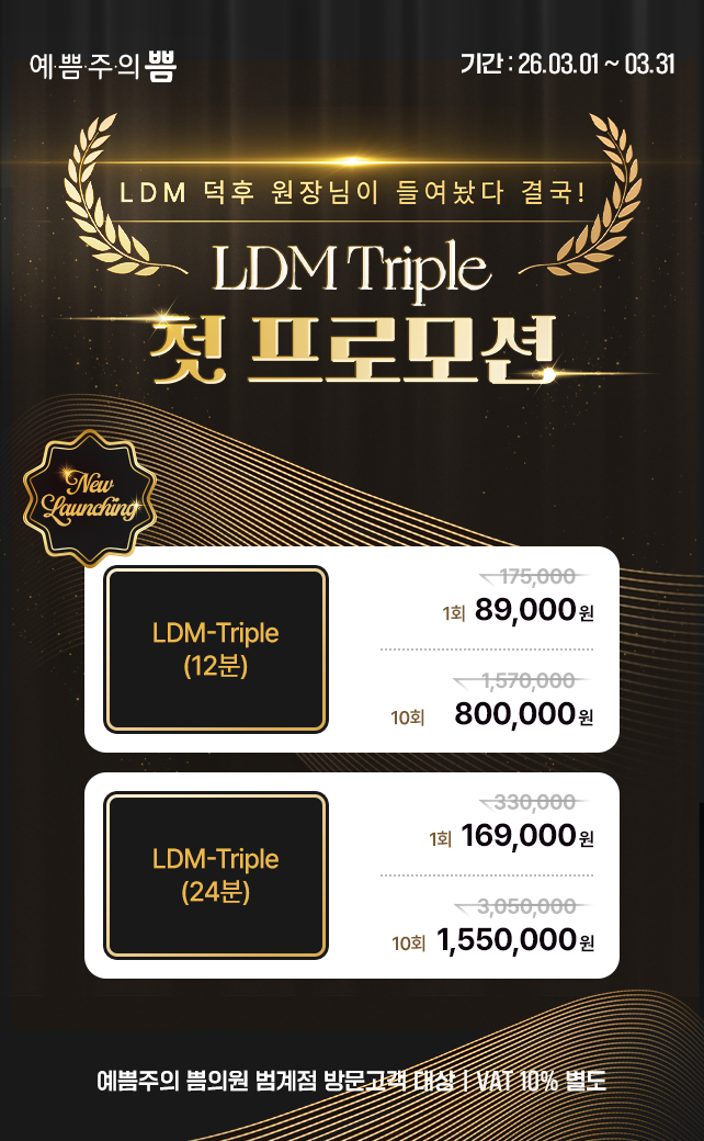 LDM Triple 첫 프로모션
